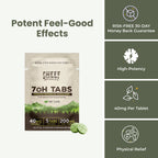 Mint Simple-7 Tablets | 5 Count | 200mg Total