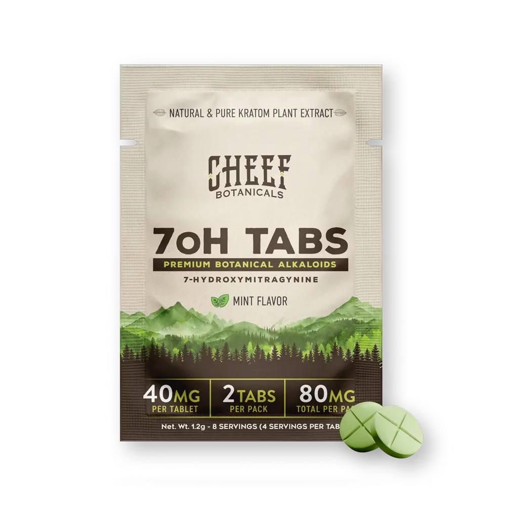 7oh tablets 80mg mint 2 pack