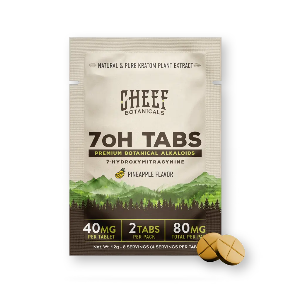 7-OH Tablets - 80mg Pineapple - 2 Pack